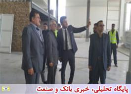 بازدید مدیرعامل و اعضای بانک صنعت و معدن از کارخانه دردست احداث پرشین نوش تبریز