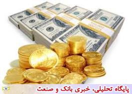 ریزش قیمت انواع سکه و ارز