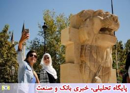 نمایش مجسمه 2 هزار ساله پالمیرا در دمشق