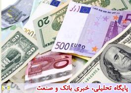 نرخ یورو و پوند کاهش یافت/ نرخ 5 ارز دیگر از جمله دلار ثابت ماند