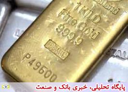 قیمت جهانی طلا به بالاترین سطح در 3 و نیم هفته  اخیر رسید